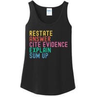 Races Writing Strategy Funny Text Evidence English Teacher Ladies Essential Tank