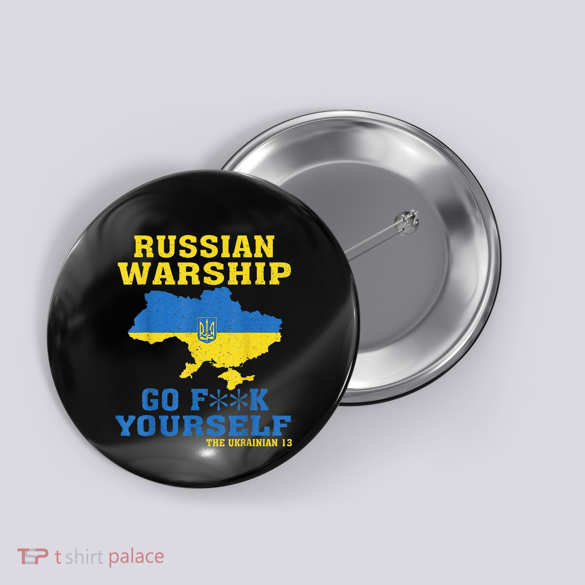 Russian War Ship Go F Yourself Button