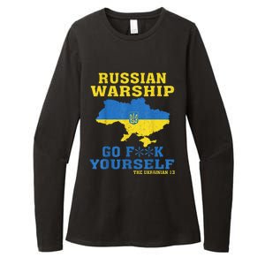 Russian War Ship Go F Yourself Womens CVC Long Sleeve Shirt