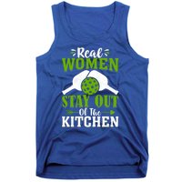 Real Women Stay Out Of The Kitchen Pickleball Gift For Pickleball Player Tank Top