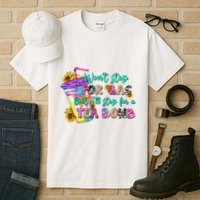 Retro WonT Stop For Gas But ILl Stop For A Tea Bomb Tall T-Shirt