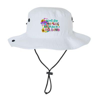Retro WonT Stop For Gas But ILl Stop For A Tea Bomb Bucket Hat