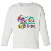 Retro WonT Stop For Gas But ILl Stop For A Tea Bomb Toddler Long Sleeve Shirt