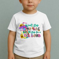 Retro WonT Stop For Gas But ILl Stop For A Tea Bomb Toddler T-Shirt