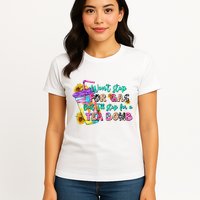 Retro WonT Stop For Gas But ILl Stop For A Tea Bomb Womens T-Shirt