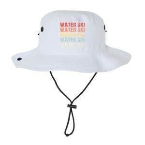 Retro Water Ski Lover Gift Waterski Love Funny Gift Skiing Gift Legacy Cool Fit Booney Bucket Hat