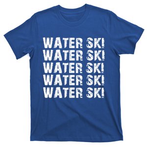 Retro Water Ski Lover Gift Waterski Love Funny Gift Skiing Gift T-Shirt