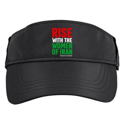 RISE WITH THE WOMEN OF IRAN Women Life Freedom Stand With Women Adult Drive Performance Visor