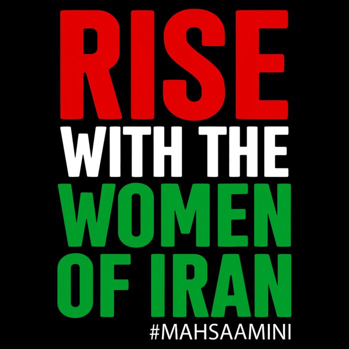 RISE WITH THE WOMEN OF IRAN Women Life Freedom Stand With Women Bucket Hat