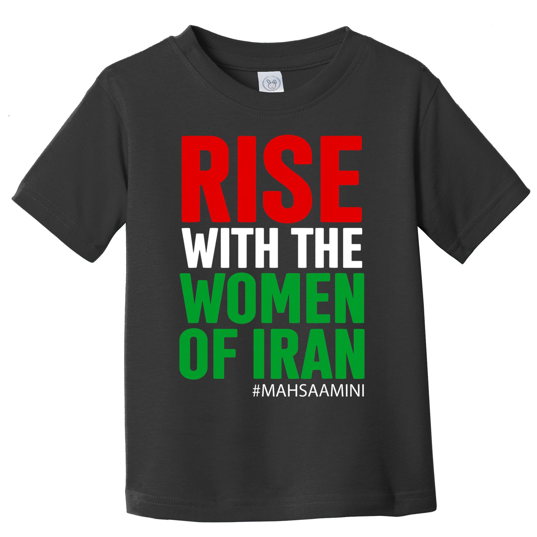 RISE WITH THE WOMEN OF IRAN Women Life Freedom Stand With Women Toddler T-Shirt