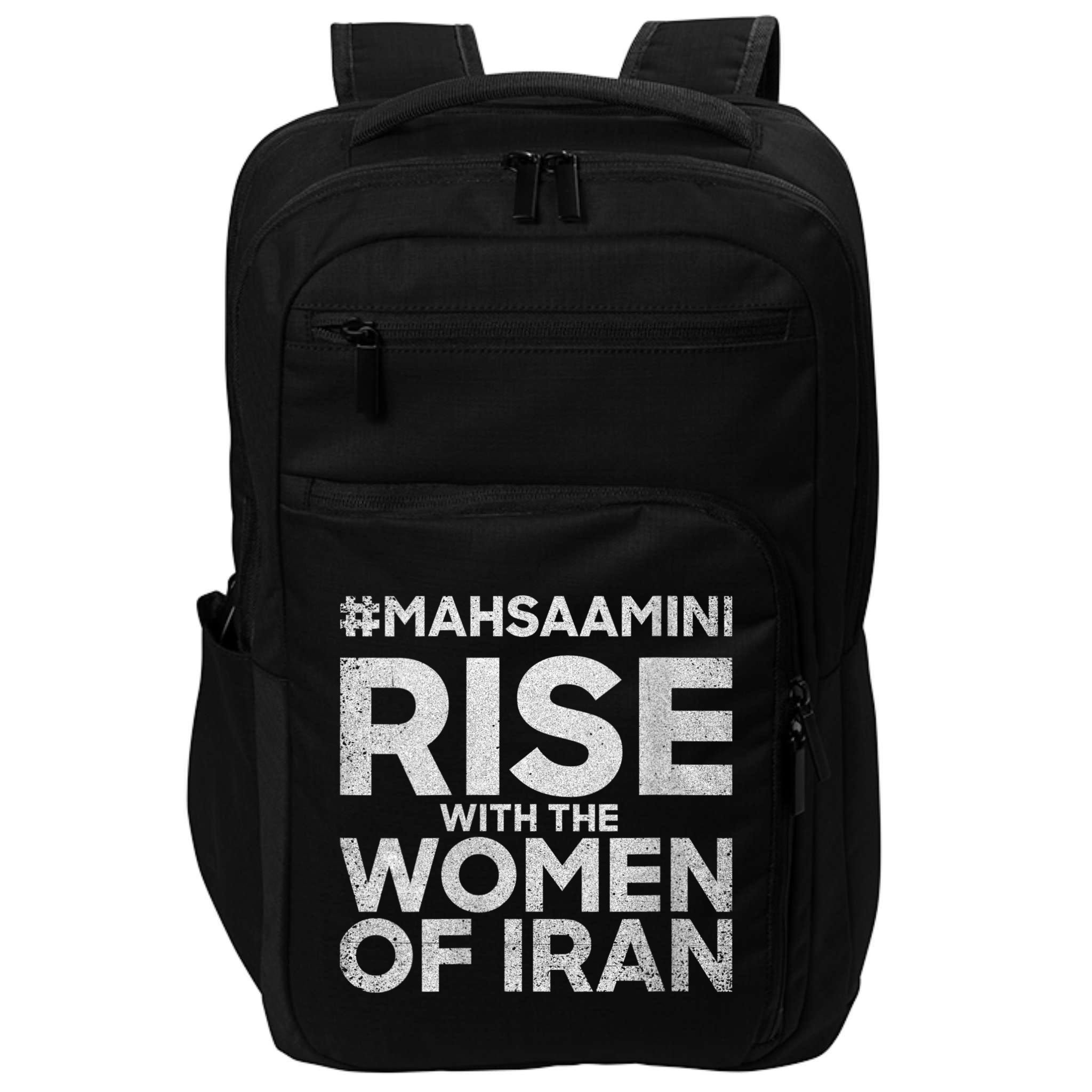 RISE WITH THE WOMEN OF IRAN #Mahsaamini Impact Tech Backpack