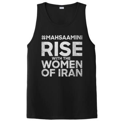 RISE WITH THE WOMEN OF IRAN #Mahsaamini PosiCharge Competitor Tank