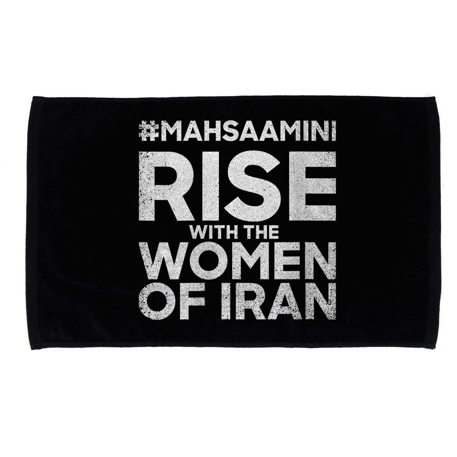 RISE WITH THE WOMEN OF IRAN #Mahsaamini Microfiber Hand Towel