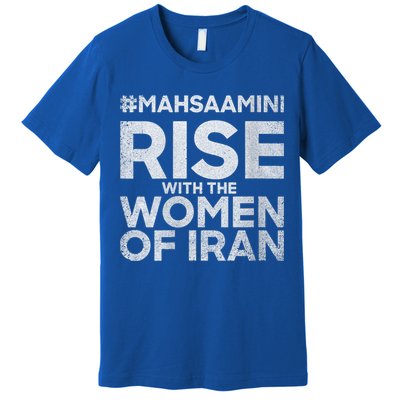 RISE WITH THE WOMEN OF IRAN #Mahsaamini Premium T-Shirt