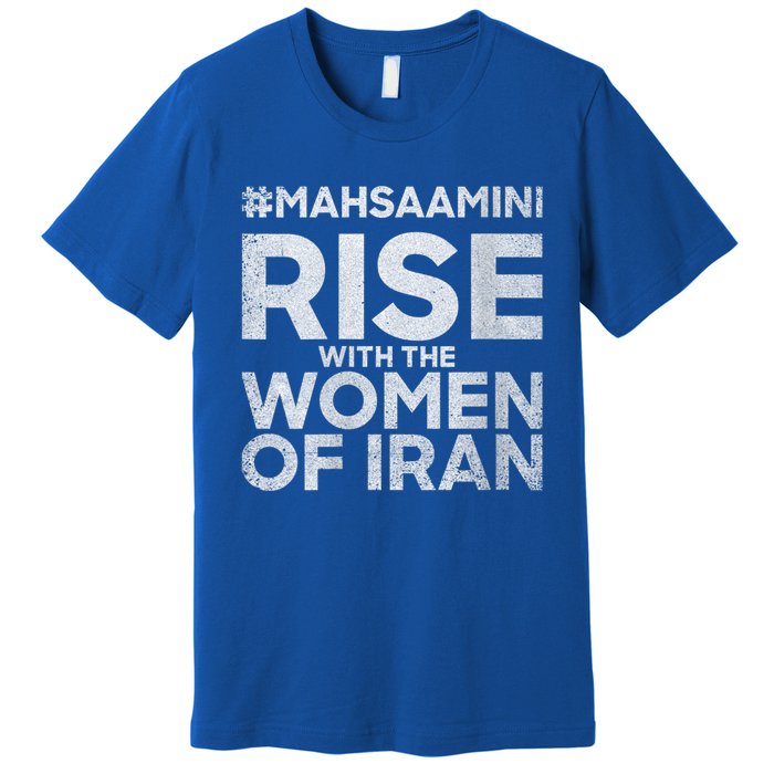 RISE WITH THE WOMEN OF IRAN #Mahsaamini Premium T-Shirt