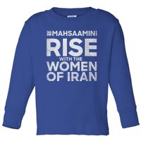 RISE WITH THE WOMEN OF IRAN #Mahsaamini Toddler Long Sleeve Shirt