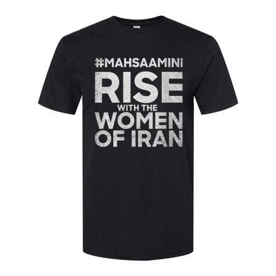 RISE WITH THE WOMEN OF IRAN #Mahsaamini Softstyle CVC T-Shirt