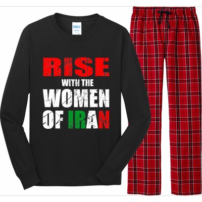 Rise With The Of Iran Life Freedom Gift Long Sleeve Pajama Set