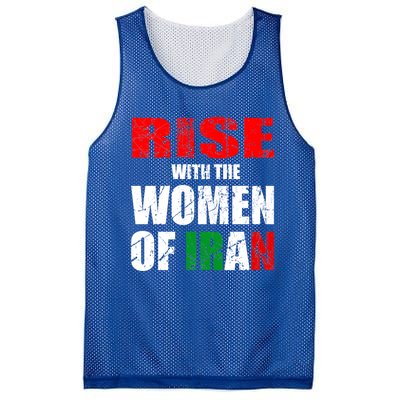 Rise With The Of Iran Life Freedom Gift Mesh Reversible Basketball Jersey Tank