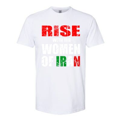 Rise With The Of Iran Life Freedom Gift Softstyle® CVC T-Shirt