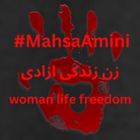 RISE WITH THE WOMEN OF IRAN, Women Life Freedom Hand Blood Beanie