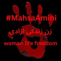 RISE WITH THE WOMEN OF IRAN, Women Life Freedom Hand Blood Toddler T-Shirt
