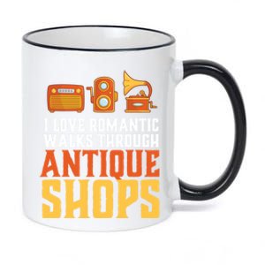 Rotic Walk Through Antique Shop Funny Antique Collector Gift 11oz Black Color Changing Mug