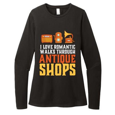 Rotic Walk Through Antique Shop Funny Antique Collector Gift Womens CVC Long Sleeve Shirt