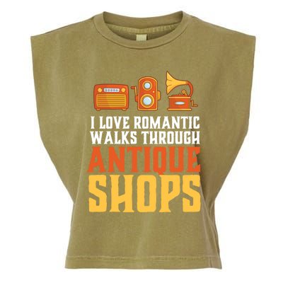 Rotic Walk Through Antique Shop Funny Antique Collector Gift Garment-Dyed Women's Muscle Tee