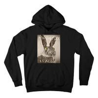 Retro Who The F_ck Is Alice Funny Rabbit  Tall Hoodie