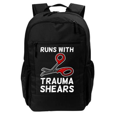 Runs With Trauma Shears EMT Emergency Medical Technician EMS Backpack