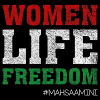 RISE WITH THE WOMEN OF IRAN Women Life Freedom #Mahsaamini Life Freedom Design Impact Tech Backpack