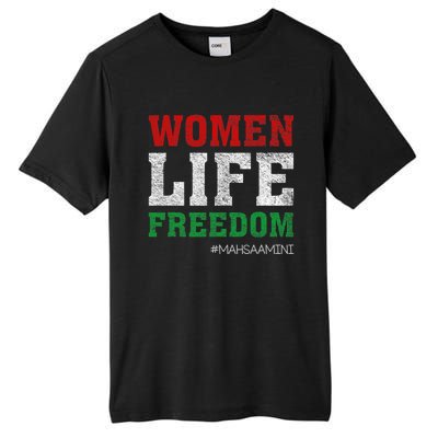 RISE WITH THE WOMEN OF IRAN Women Life Freedom #Mahsaamini Life Freedom Design Tall Fusion ChromaSoft Performance T-Shirt