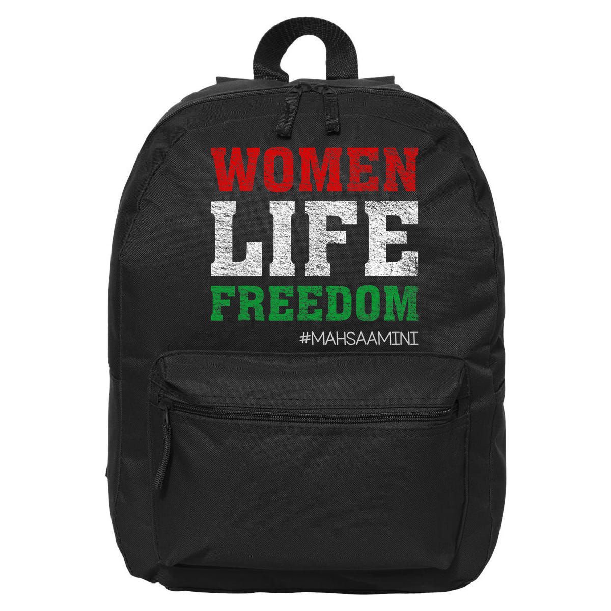 RISE WITH THE WOMEN OF IRAN Women Life Freedom #Mahsaamini Life Freedom Design 16 in Basic Backpack
