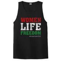 RISE WITH THE WOMEN OF IRAN Women Life Freedom #Mahsaamini Life Freedom Design PosiCharge Competitor Tank