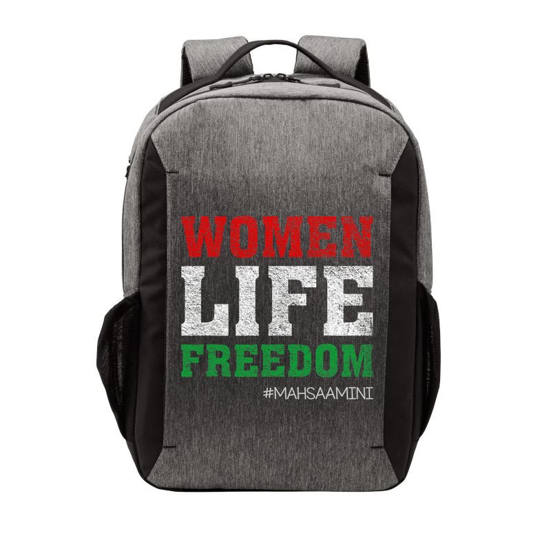 RISE WITH THE WOMEN OF IRAN Women Life Freedom #Mahsaamini Life Freedom Design Vector Backpack