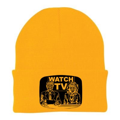 Retro Watch Tv Knit Cap Winter Beanie