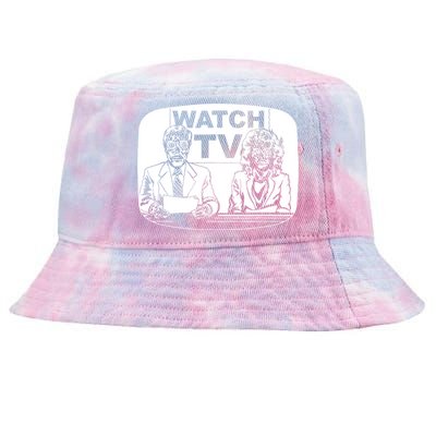 Retro Watch Tv Tie-Dyed Bucket Hat