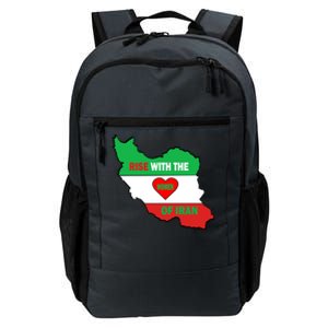 Rise With The Of Iran Freedom Flag Gift Daily Commute Backpack