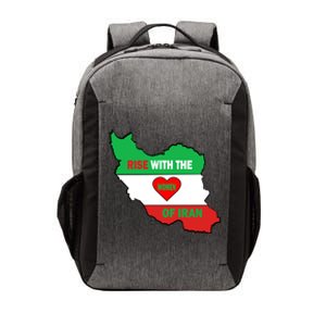 Rise With The Of Iran Freedom Flag Gift Vector Backpack