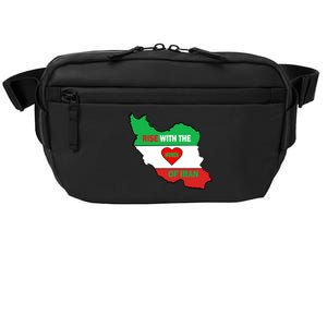 Rise With The Of Iran Freedom Flag Gift Crossbody Pack