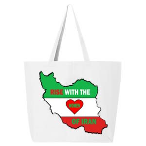 Rise With The Of Iran Freedom Flag Gift 25L Jumbo Tote