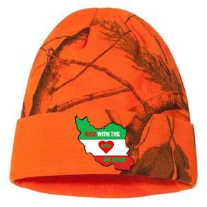 Rise With The Of Iran Freedom Flag Great Gift Kati Licensed 12" Camo Beanie