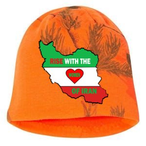 Rise With The Of Iran Freedom Flag Great Gift Kati - Camo Knit Beanie