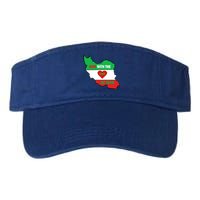 Rise With The Of Iran Freedom Flag Great Gift Valucap Bio-Washed Visor