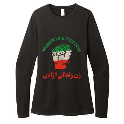 Rise With The Women Of Iran Women Life Freedom #Mahsaamini Life Freedom Gift Womens CVC Long Sleeve Shirt