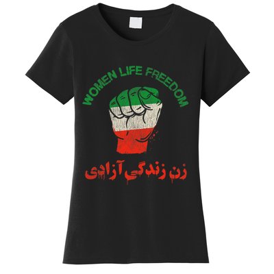 Rise With The Women Of Iran Women Life Freedom #Mahsaamini Life Freedom Gift Women's T-Shirt