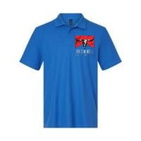 Raisinghell With The Hippies And Cowboys Western Cowhide Softstyle Adult Sport Polo