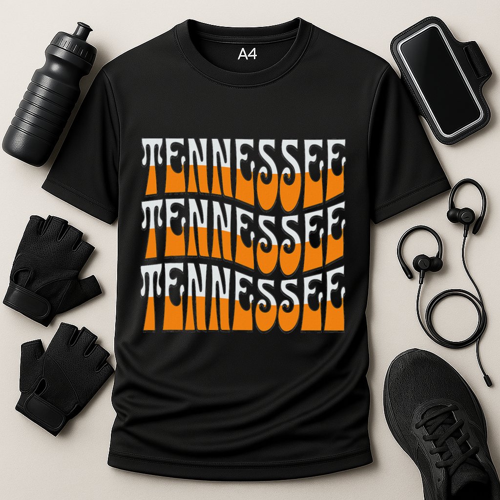 Retro Wavy Tennessee S Tennessee Orange Performance Shirt