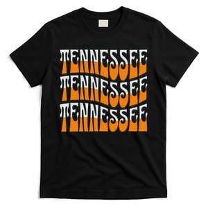 Retro Wavy Tennessee S Tennessee Orange T-Shirt